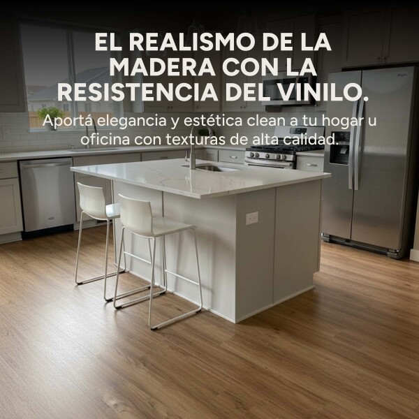 Piso Vinílico Autoadhesivo Piso Flotante Símil Madera x 1m2 Color Beige