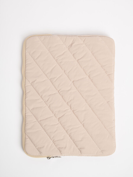 Porta laptop Beige