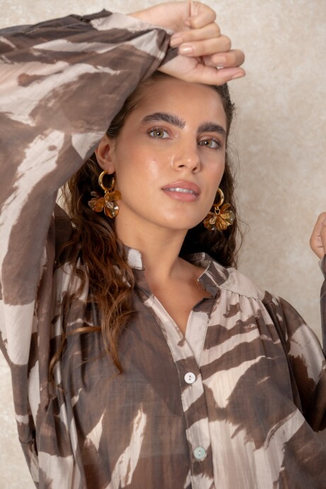 CAMISA BELMA Chocolate