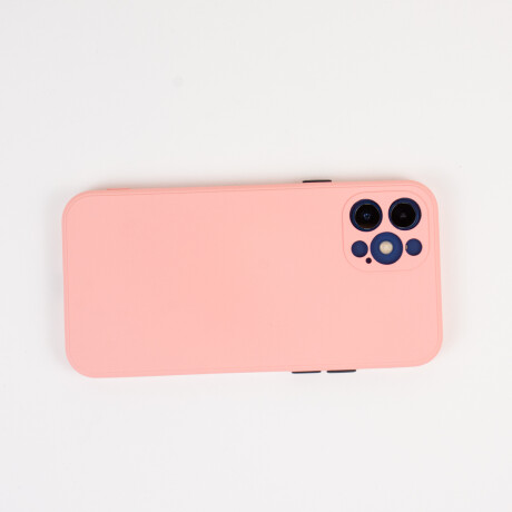 Estuche Funda De Silicona Para Iphone 12 Pro Rosado