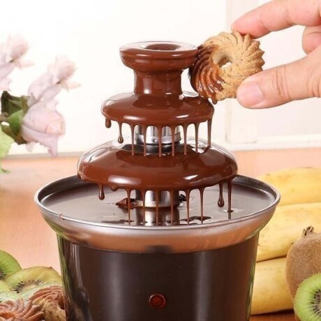 Fuente De Chocolate Caliente Fondue Ideal Cumpleaños 220v Marrón