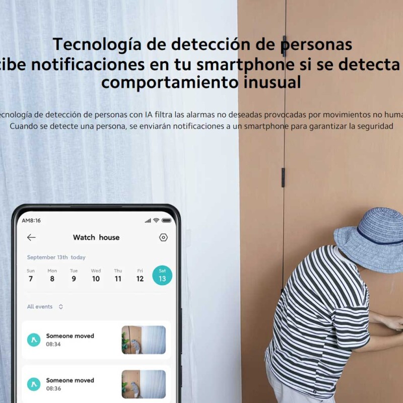 Cámara Exterior Xiaomi AW200 - Seguridad Inteligente 1080p con Visión Nocturna y Detección de Personas Cámara Exterior Xiaomi AW200 - Seguridad Inteligente 1080p con Visión Nocturna y Detección de Personas