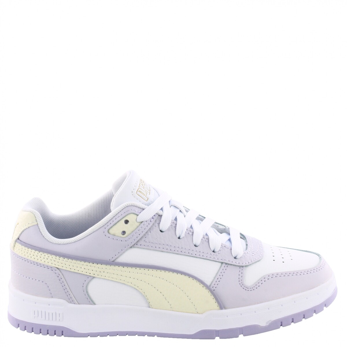 Championes de Mujer Puma RBD Game Low Puma - Blanco - Violeta Lavanda - Beige 