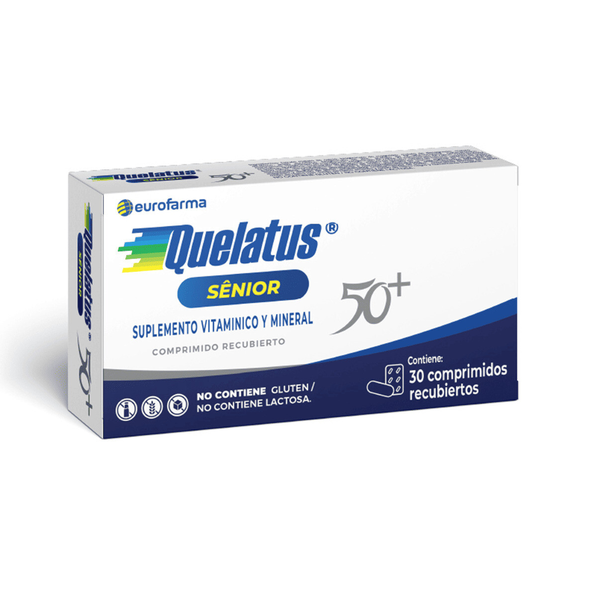 QUELATUS SENIOR SUPL.VIT.& MIN.X 30 COMP 