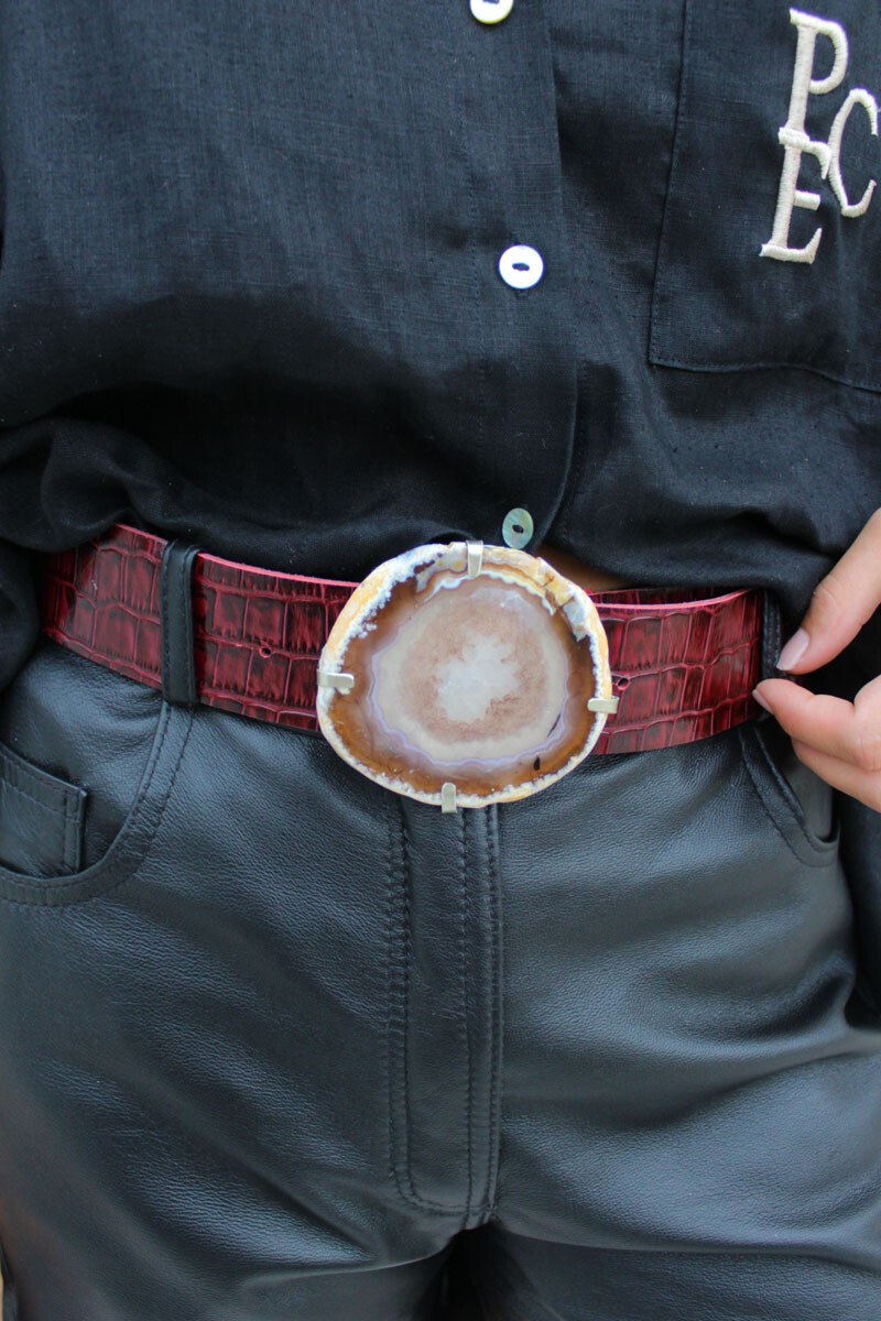 Cinto piedra reversible Crocco bordo