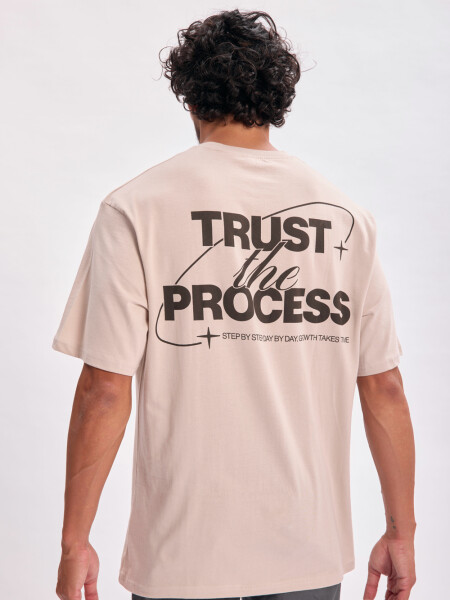 Remera oversize Trust Gris Claro