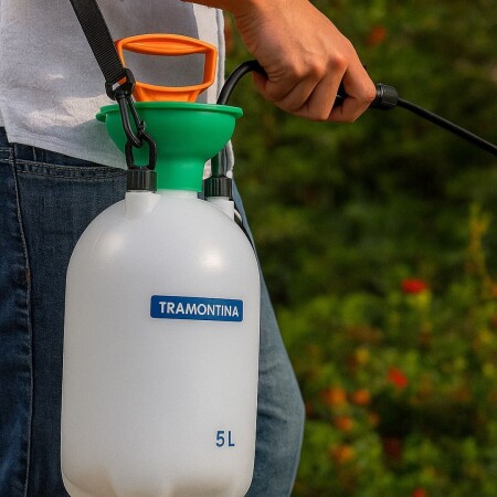 PULVERIZADOR DE BOTELLA 5 LITROS TRAMONTINA PULVERIZADOR DE BOTELLA 5 LITROS TRAMONTINA
