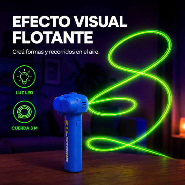 Lanzador de Cuerda Zipstring Recargable con Luz LED Azul 1