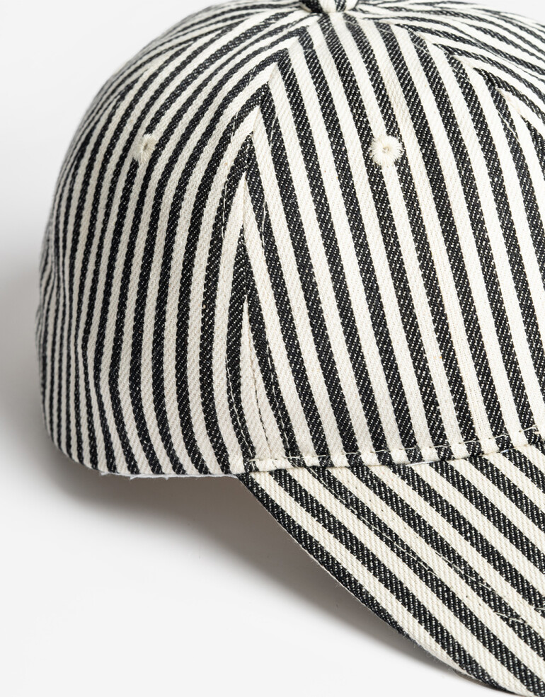 Caps Gorra Canvas Rayada - Combinacion Bicolor
