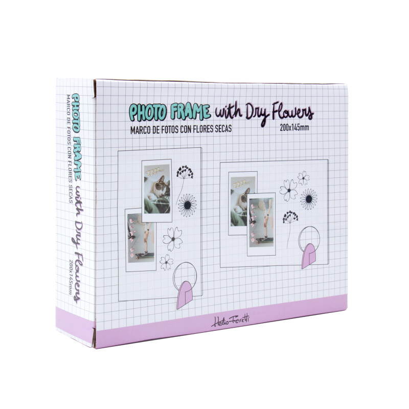 Portaretraros de acrilico DIY Flores secas Helio Ferreti Portaretraros De Acrilico Diy Flores Secas Helio Ferreti