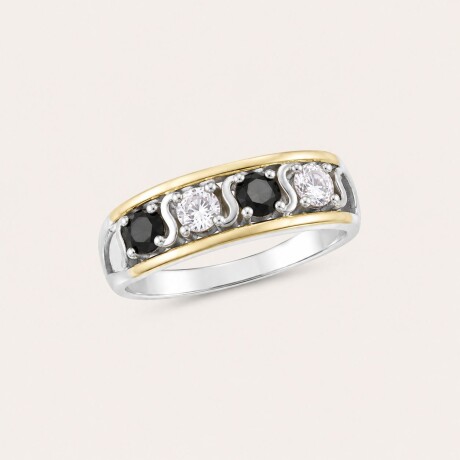 Anillo Bianca - Plata y Oro Anillo Bianca - Plata y Oro