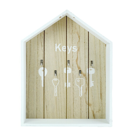 PORTA LLAVES MADERA FORMA CASA KEYS PORTA LLAVES MADERA FORMA CASA KEYS