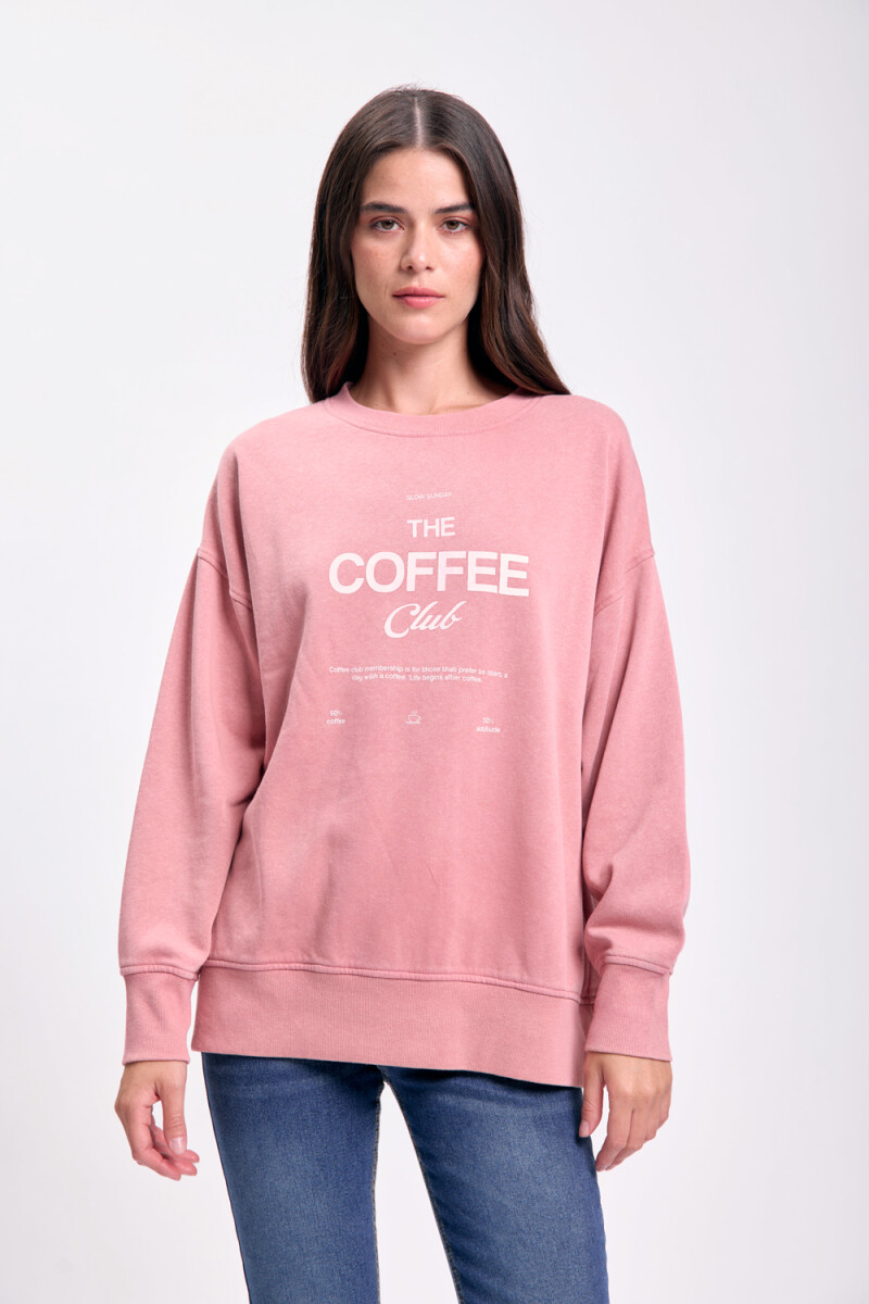 Buzo deportivo estampa Rosa Viejo