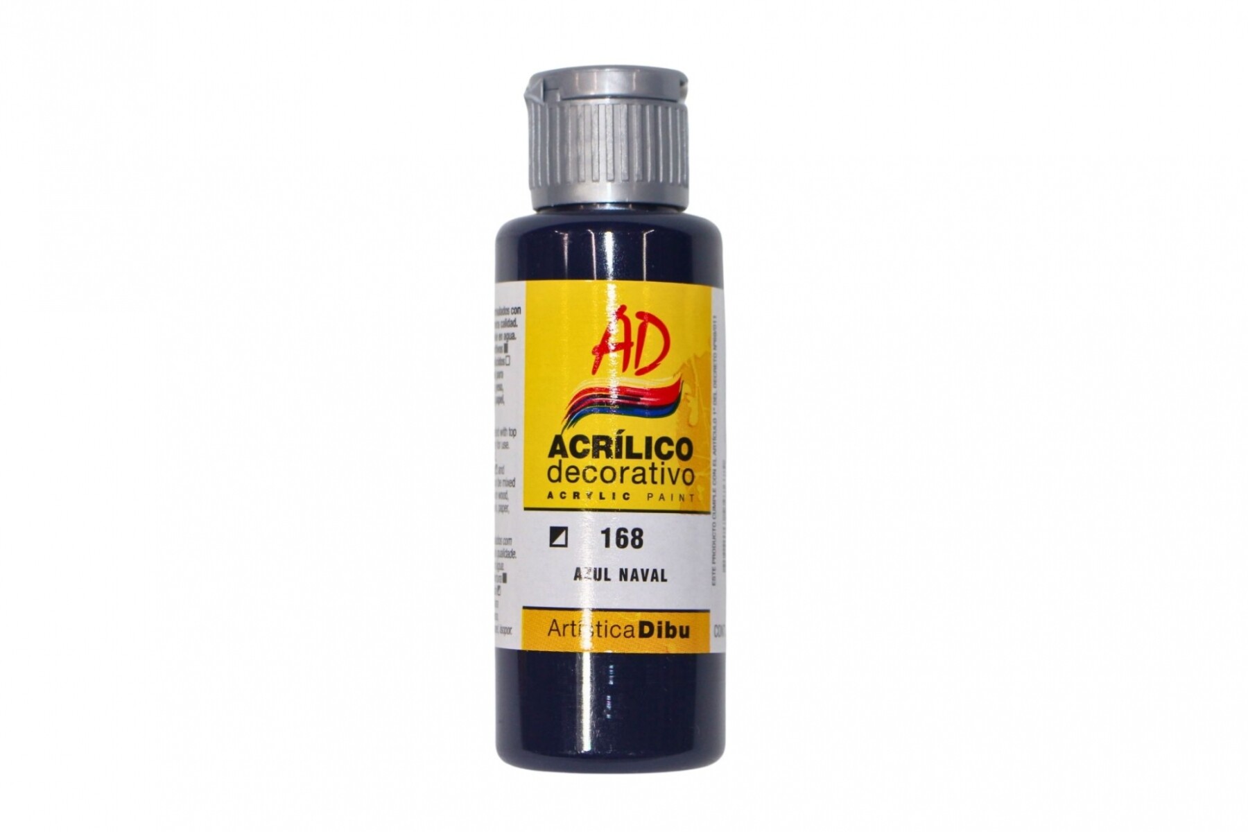 PINTURA ACRILICA ARTISTICA DIBU 60 ML. DIFERENTES COLORES - COLOR AZUL NAVAL 168 