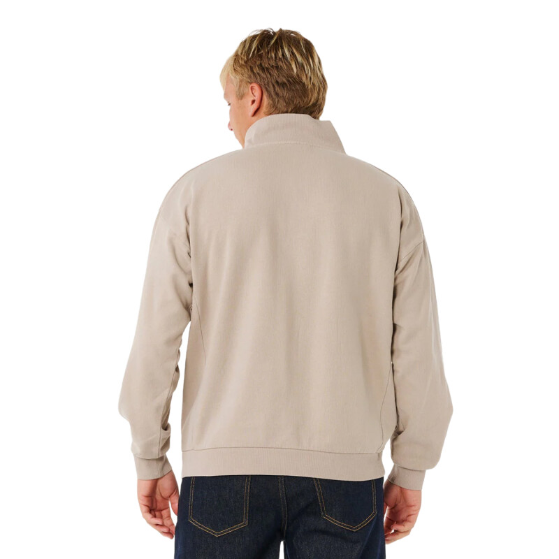 Buzo Rip Curl Premium Surf Qtr Zip Crew - Beige Buzo Rip Curl Premium Surf Qtr Zip Crew - Beige