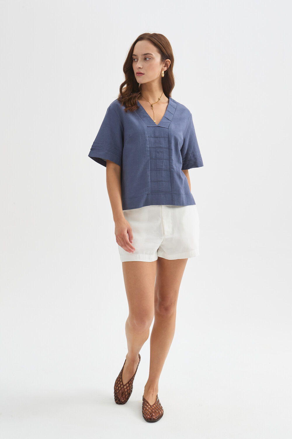 Blusa Jorvel Azul Piedra