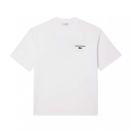 REMERA LACOSTE JERSEY LOURD White