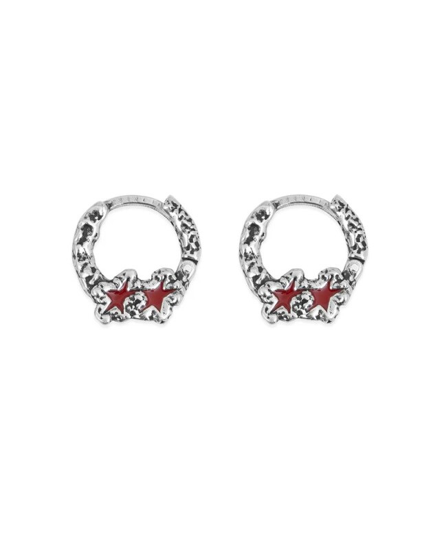 TwoJeys Caravanas Melted Stars Roja TwoJeys Caravanas Melted Stars Roja