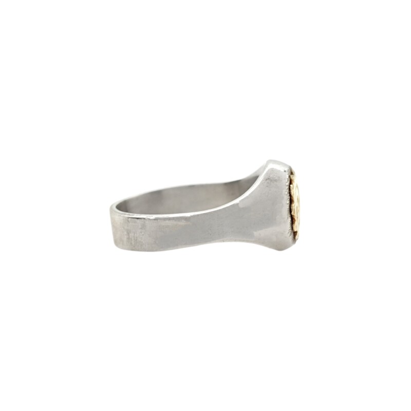 Anillo Profesión Ingeniería -Plata y Oro -Sin Piedra-AP5061 sinpiedra