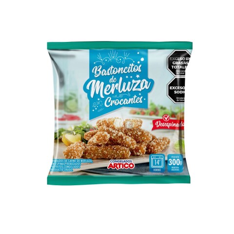 BARRITAS DE MERLUZA CROCANTE ARTICO - 300 grs Barritas De Merluza Crocante Artico - 300 Grs
