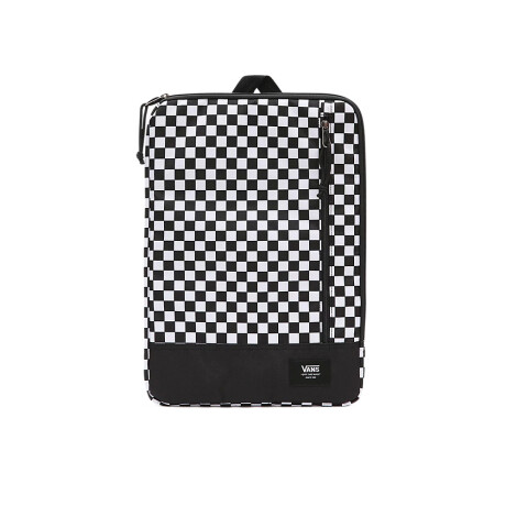 Bolso para laptop Vans estampado de ajedrez Black/White