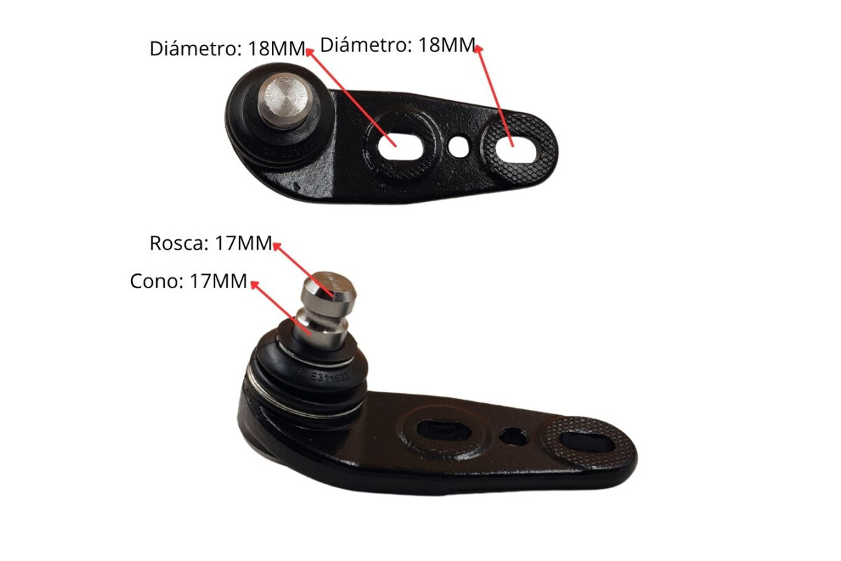 Rotula Del Volks Parati/Gol Iv/Gol Iii/Saveiro 99-25 Der/Izq Rotula Del Volks Parati/Gol Iv/Gol Iii/Saveiro 99-25 Der/Izq