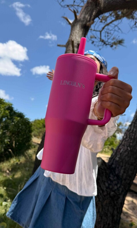 VASO TERMICO DRINKS FUCSIA