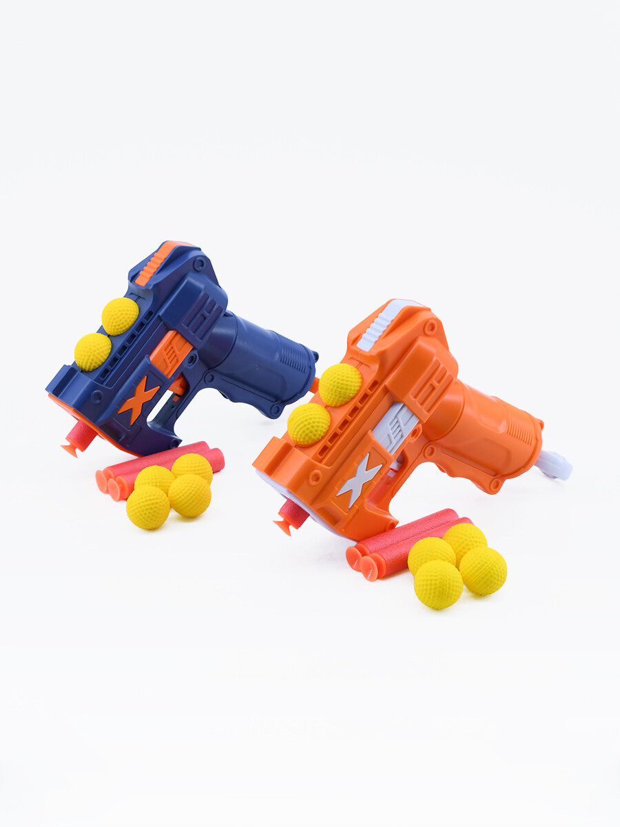 PISTOLA DOBLE BALA - AZUL 