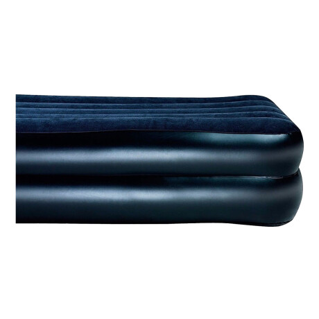 Colchón Sommier Inflable Bestway Camping + Almohada Azul