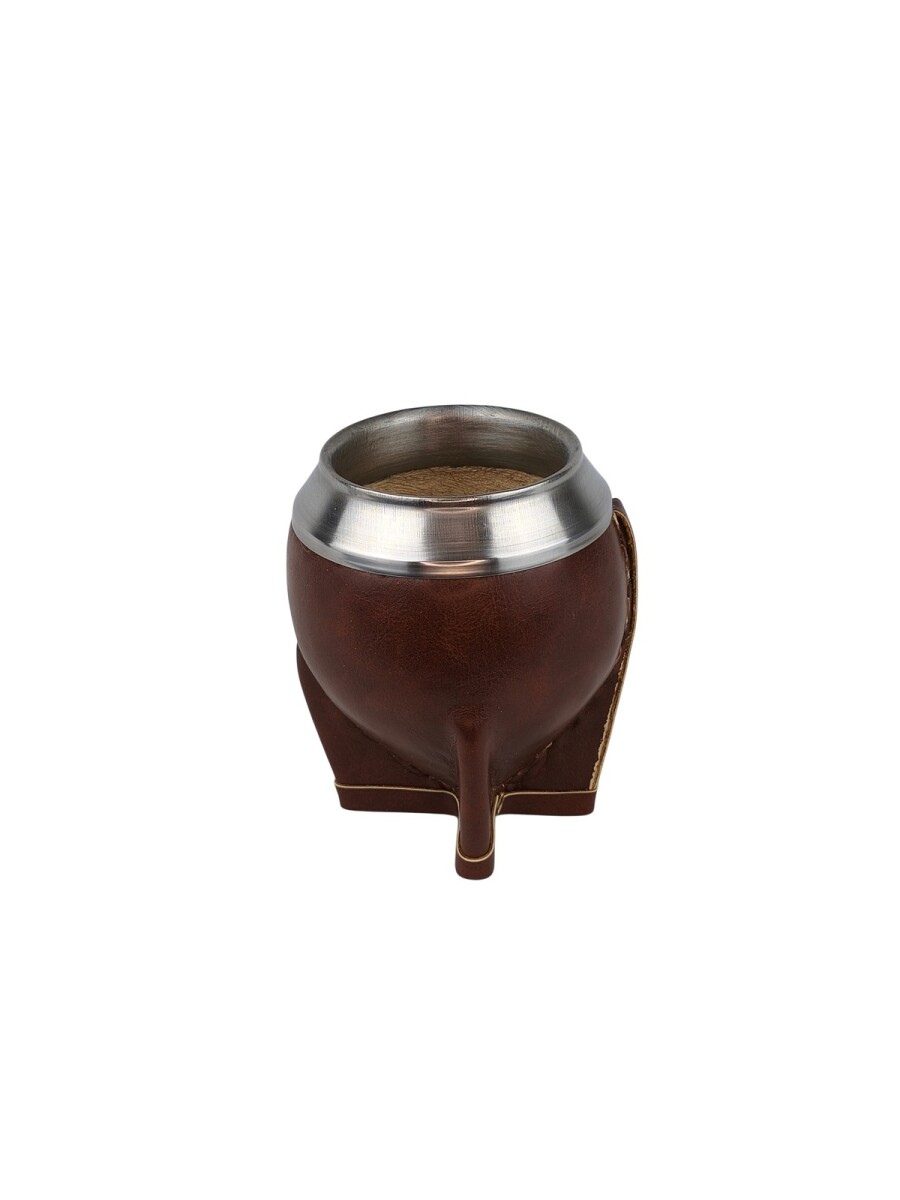 Mate calabaza simil color torpedo - bordo 