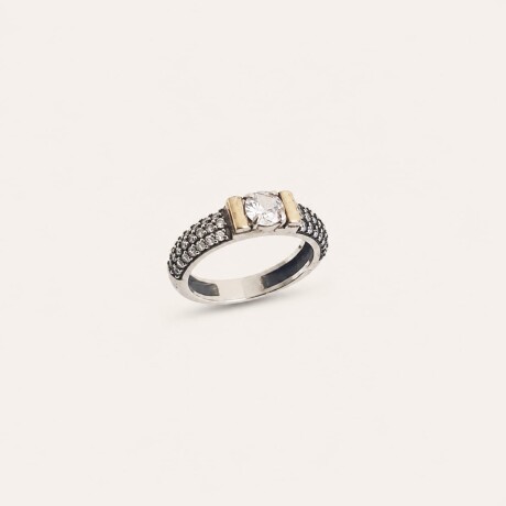 Anillo Savannah - Plata y Oro Anillo Savannah - Plata y Oro