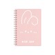 Cuaderno animales A5 rosa