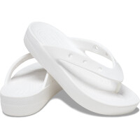 Ojotas Crocs Classic Flip Platform Blanco