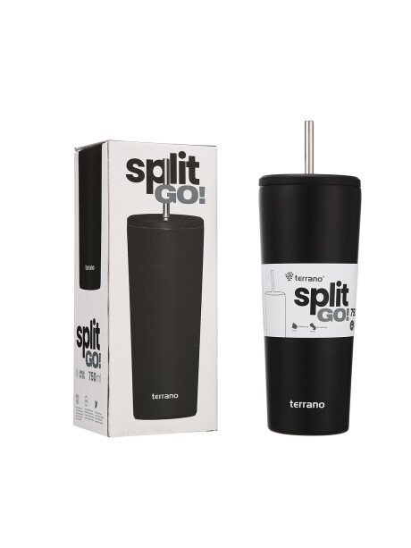 Vaso Térmico SplitGo! 750ml. Negro