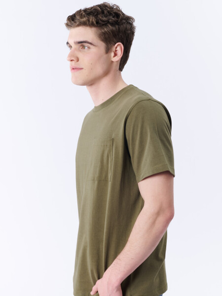 Remera Bolsillo Verde