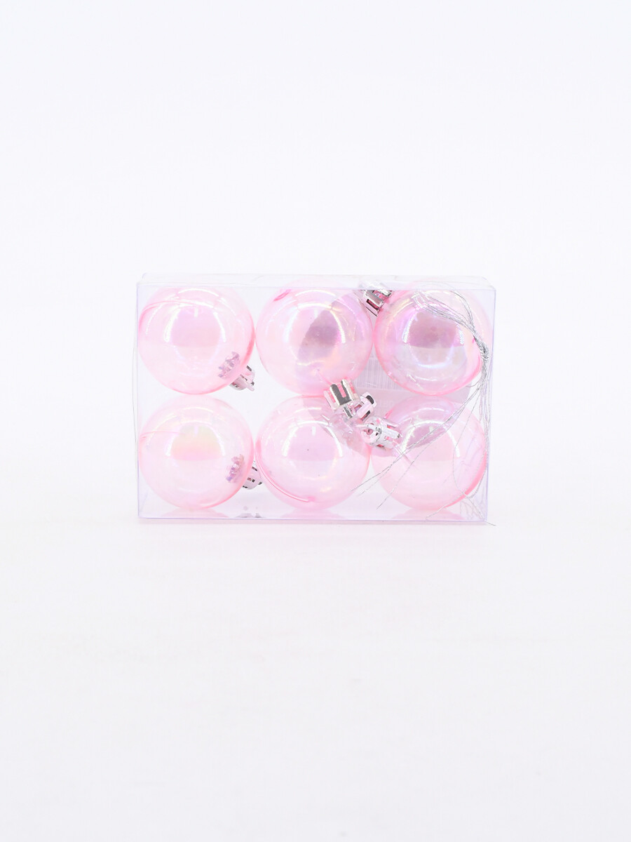ESFERA SET x 6 - ROSE 