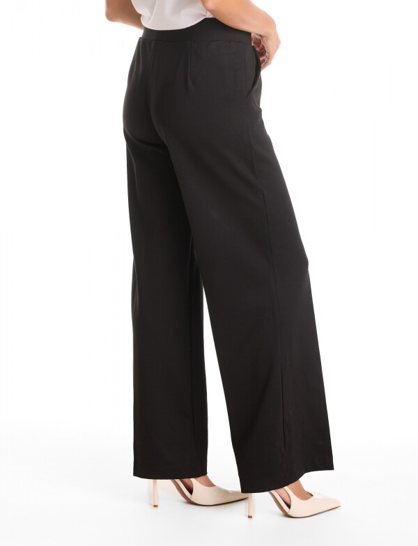 Pantalon Wide Leg NEGRO