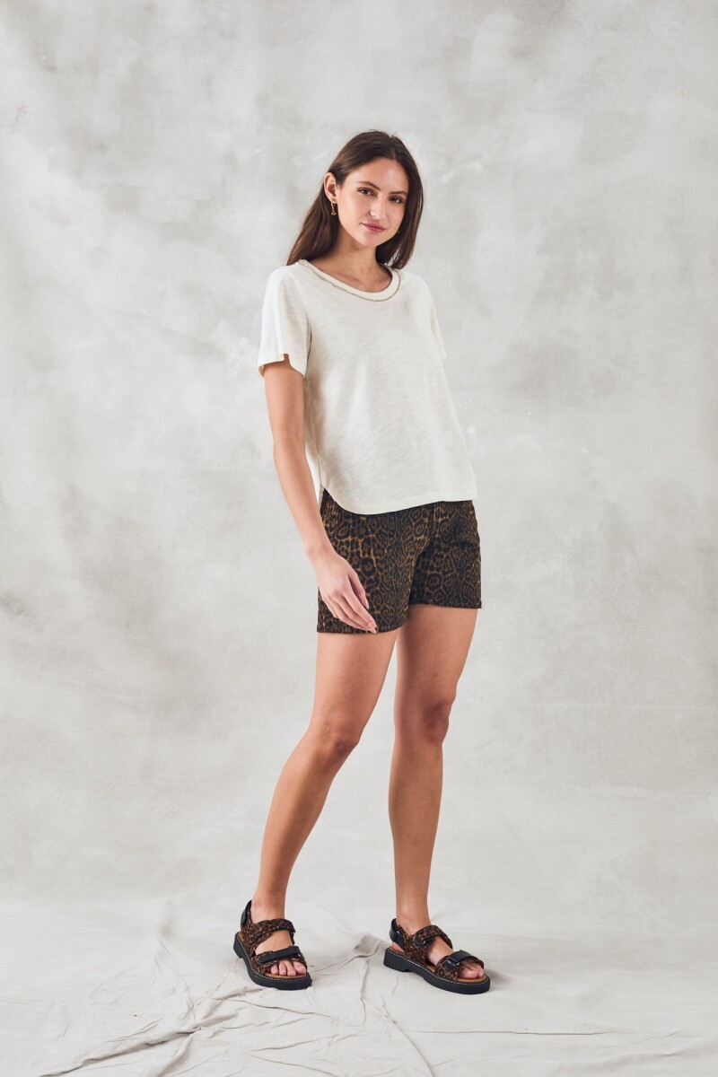 Short Animal Print Multi