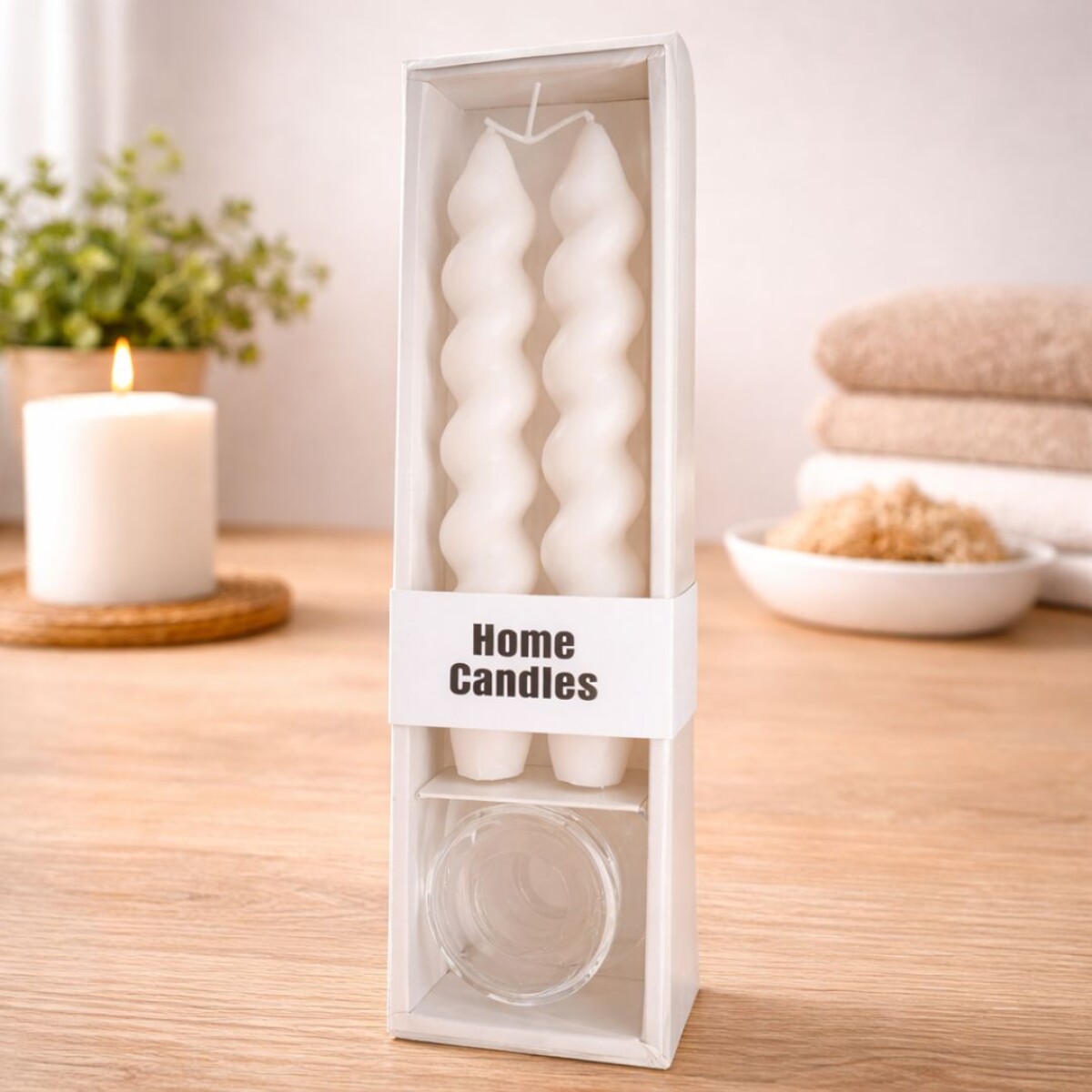 VELAS TORNEADAS X 2 UNIDADES 