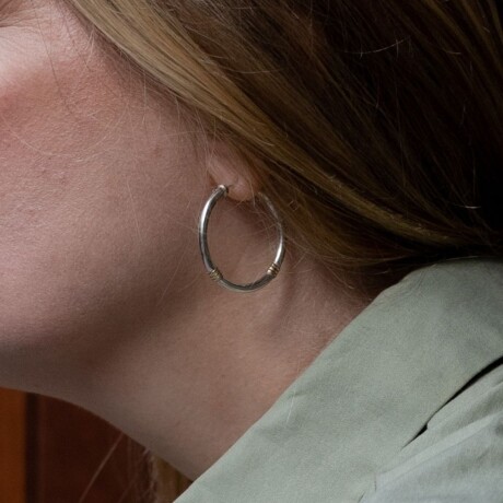 Aros Sienna - Plata y Oro Aros Sienna - Plata y Oro