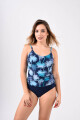 Tankini Clásico PALMERAS AZUL