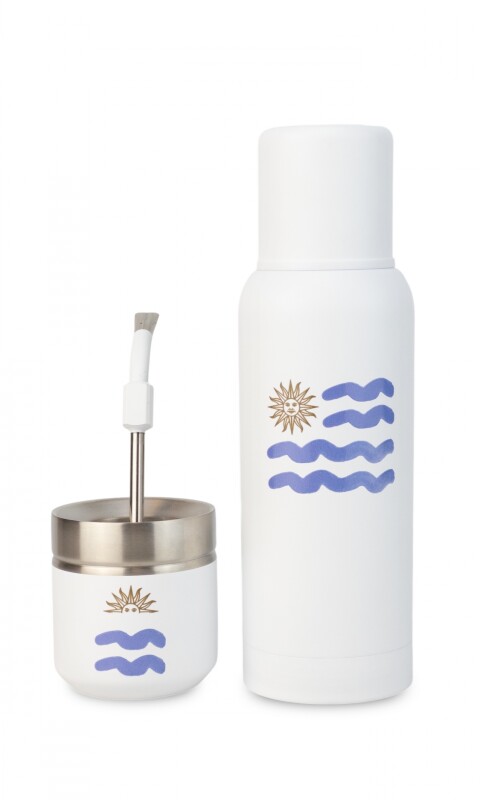 KIT MATERO ENERGY URUGUAY BLANCO