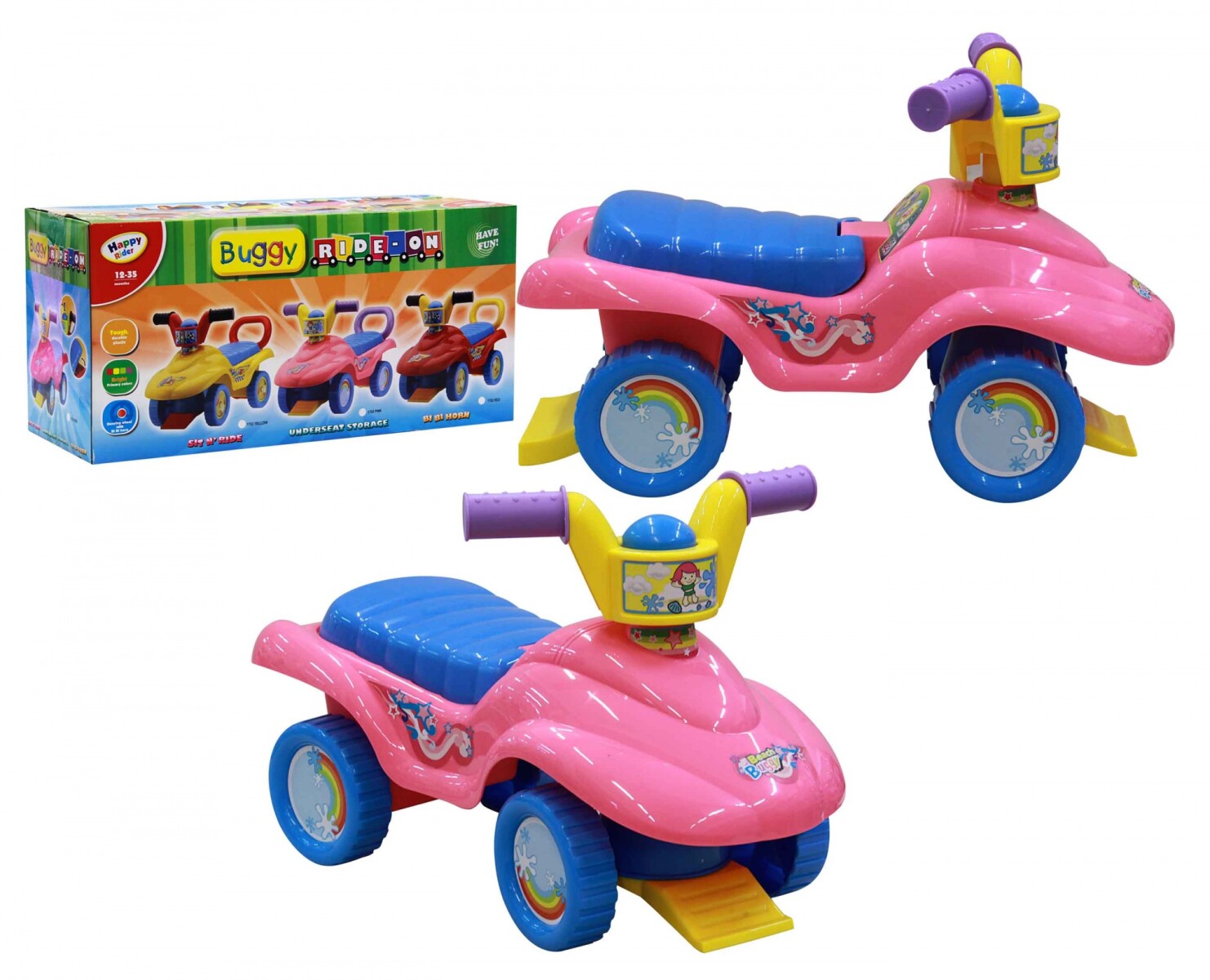 Buggy moto rosa. 