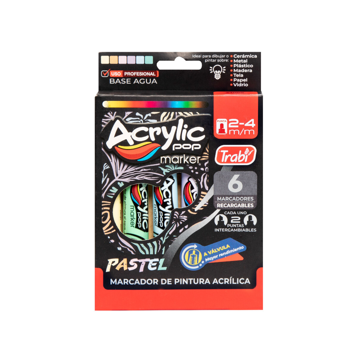 Juegos Didacta Marcadores Acrilic - Multicolor 