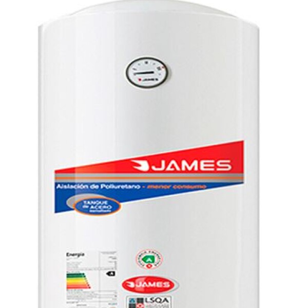 TERMOTANQUE JAMES 80 L ACERO Cilindrico N/A