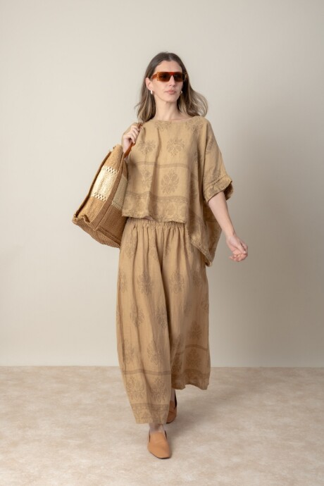BLUSA SELENA Camel