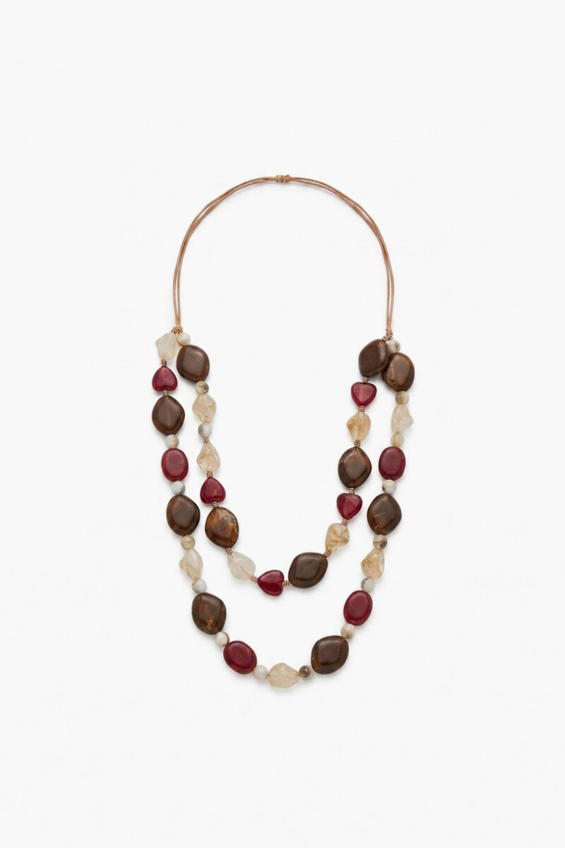 Collar multicolor chocolate