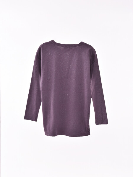 REMERA SHINE PURPURA