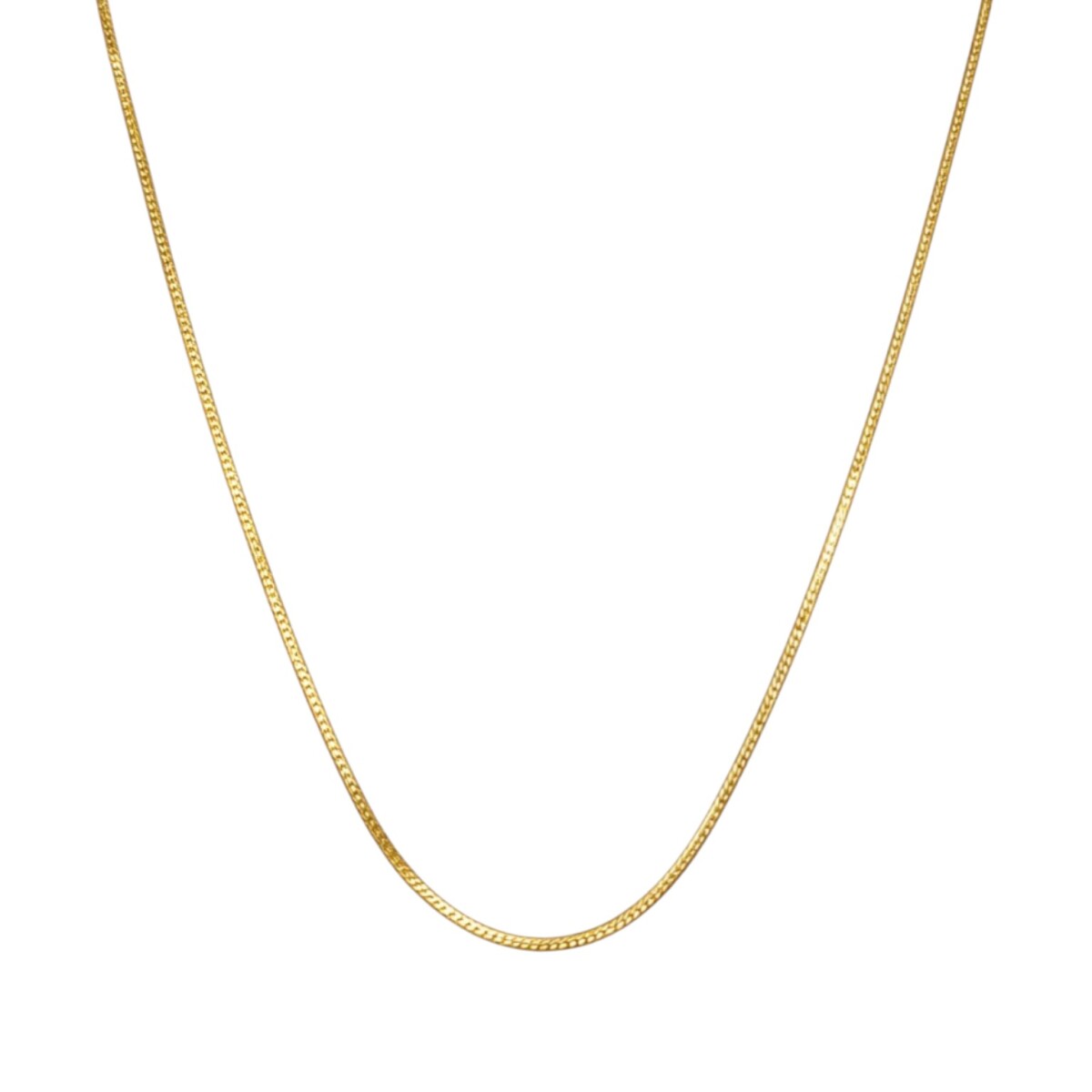 Cadena Oro Serpiente -Oro bajo -Sin Piedra-CD8087 - sinpiedra 