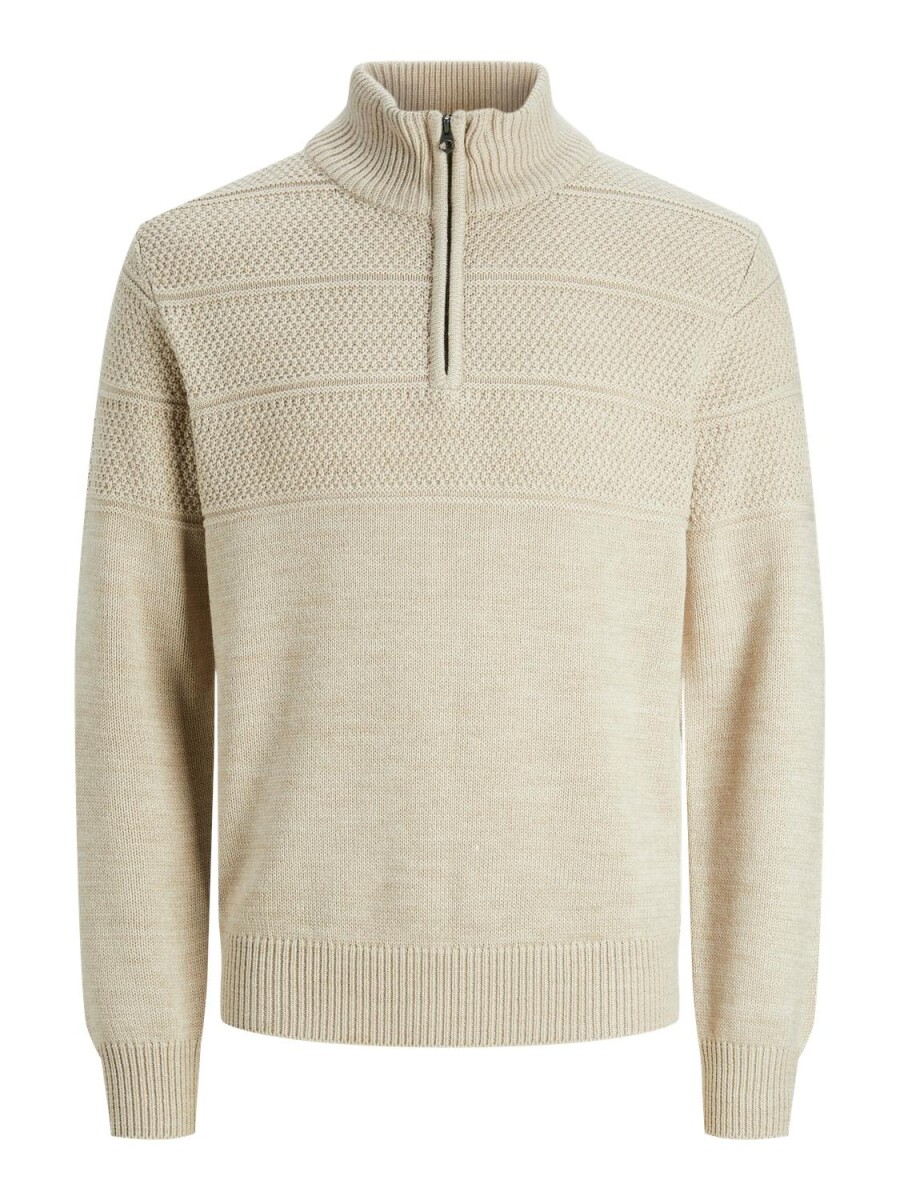 Sweater Jerry Texturizado - Oatmeal 